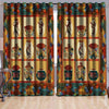 Native American Pattern 3D All Over Printed Window Curtains