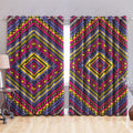 Native American Pattern 3D All Over Printed Window Curtains