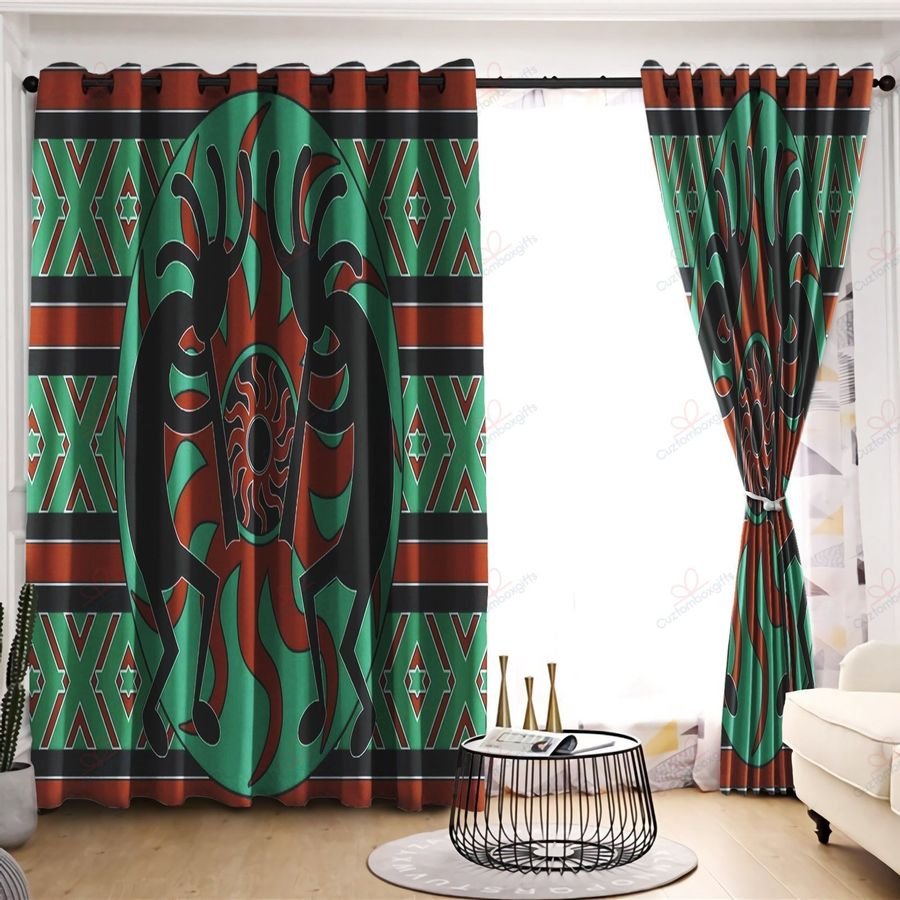 Native American Pattern 3D All Over Printed Window Curtains