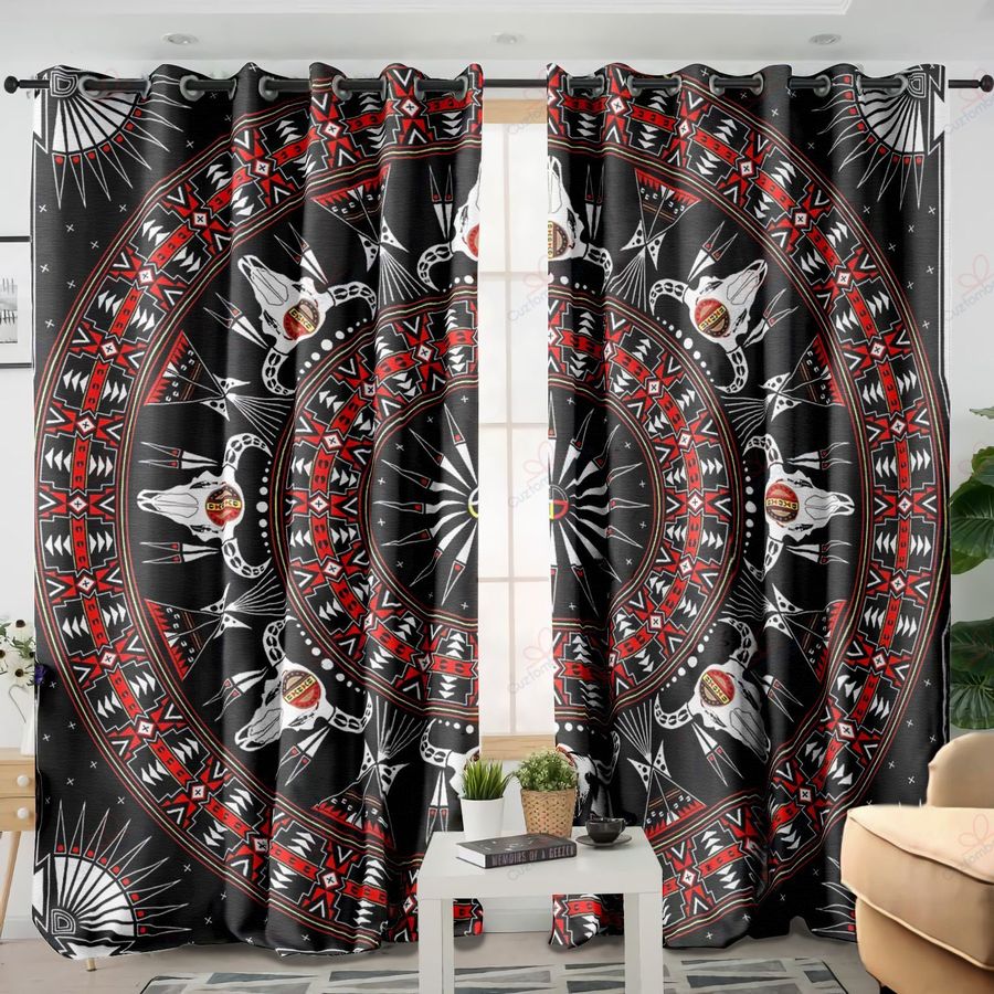 Native American Pattern 3D All Over Printed Window Curtains