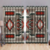 Native American Pattern 3D All Over Printed Window Curtains