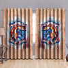 Native American Pattern 3D All Over Printed Window Curtains