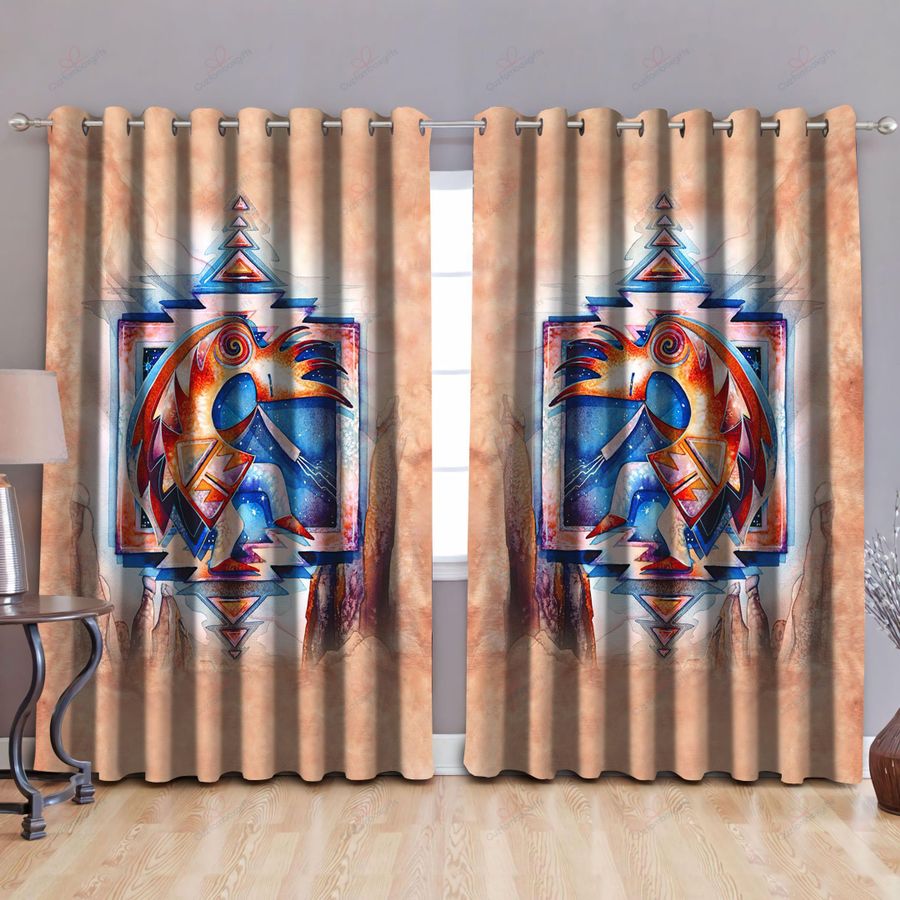 Native American Pattern 3D All Over Printed Window Curtains