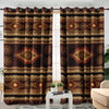 Native American Pattern 3D All Over Printed Window Curtains