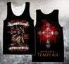 Knights Templar 3D all over printed for men and women PL09092001