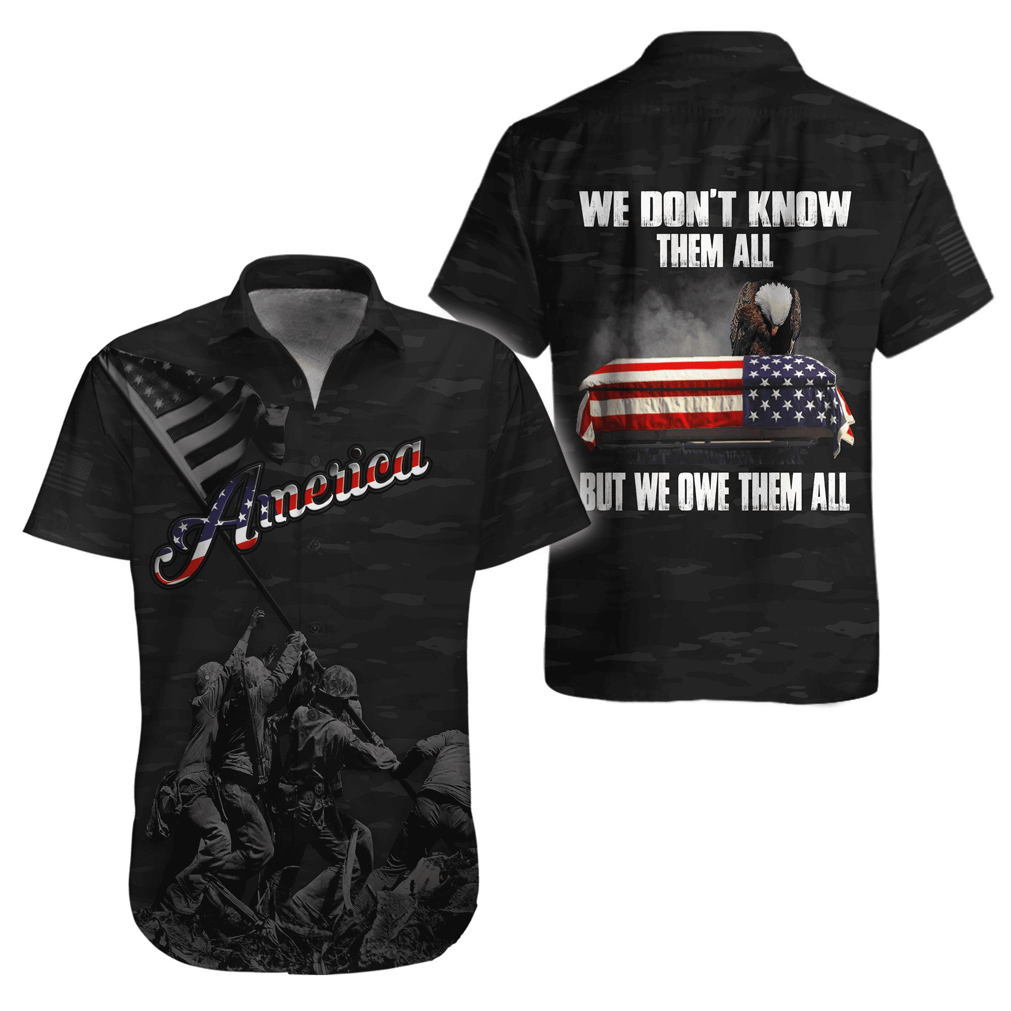 American 3D All Over Printed Unisex Shirts