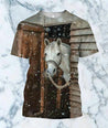 3D All Over Printed Horse Christmas Shirts and Shorts-Horse-6teenth World™-T-shirt-XS-Vibe Cosy™