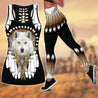 Native American 3D All Over Printed Legging + Hollow Tank