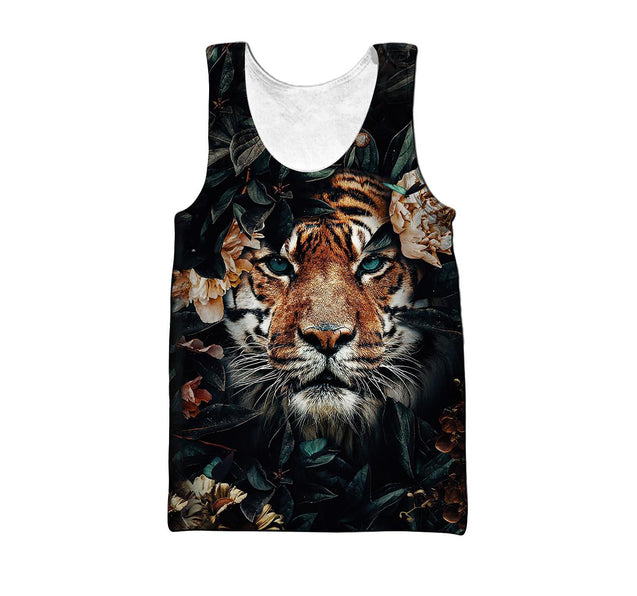 Portrait Tiger in Nature All Over Printed Shirt For Men and Women