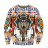 Wolf Native American 3D All Over Printed Unisex Shirts No 12