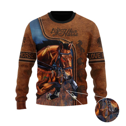 Love Horse 3D All Over Printed Unisex Shirt