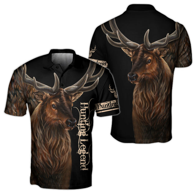 Hunting Legend 3D All Over Printed Unisex Shirts