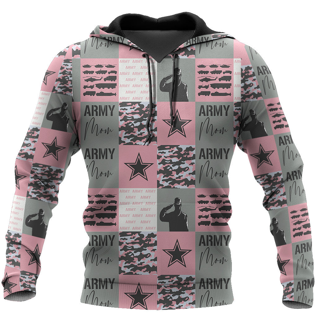 Army Mom 3D All Over Printed Unisex Shirts