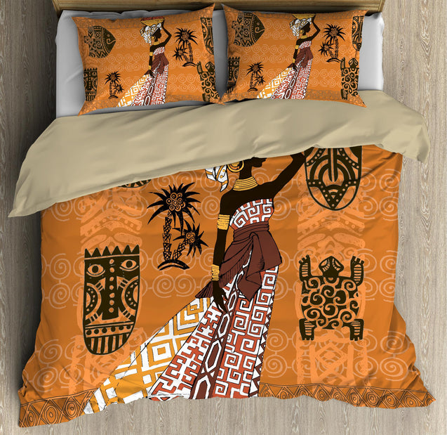 African Girl Bedding Set-ML-ML-US Twin-Vibe Cosy™