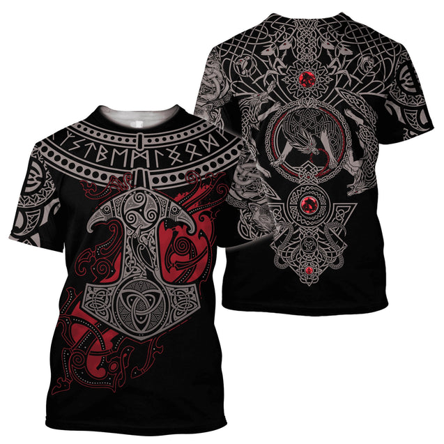 Viking 3D All Over Printed Unisex Shirts