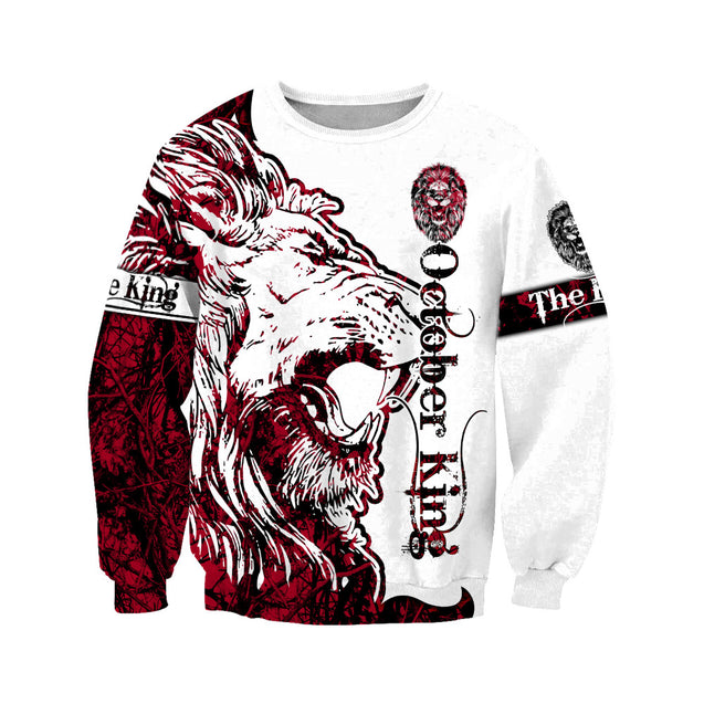 October Lion 3D All Over Printed Unisex Shirts