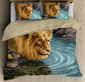 Lion Poker Bedding Set