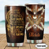 Customize Name Eagle Native American Steel Tumbler