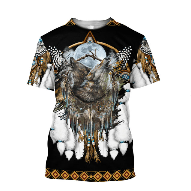 Wolf 3D All Over Printed Unisex Shirts No 01