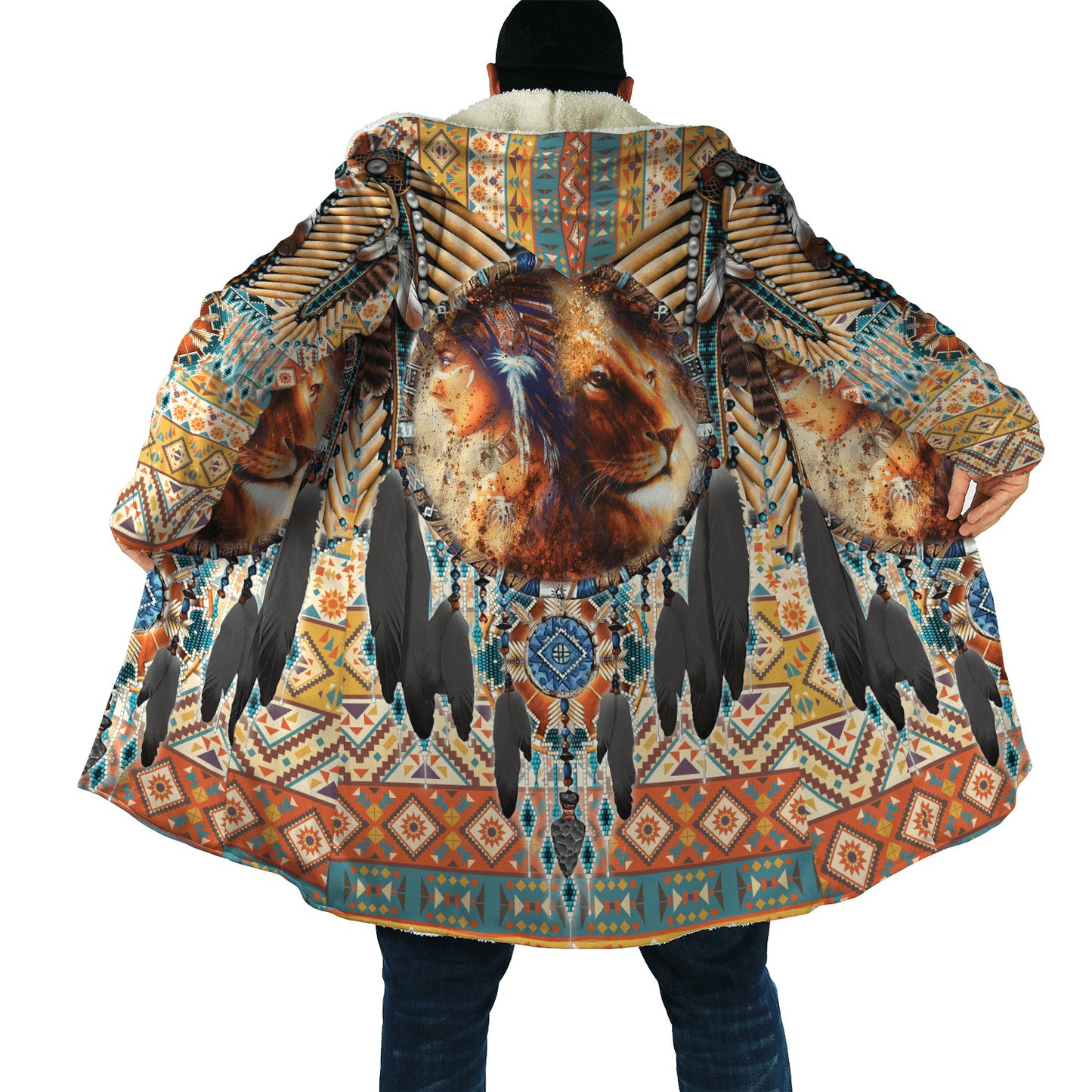 Lion Native American 3D All Over Printed Unisex Shirts