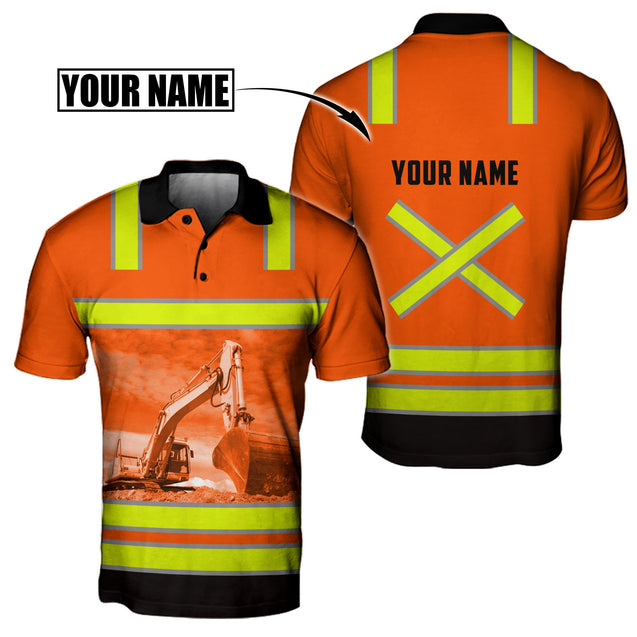 Customize Name Heavy Equipment Operator 3D All Over Printed Unisex Shirt