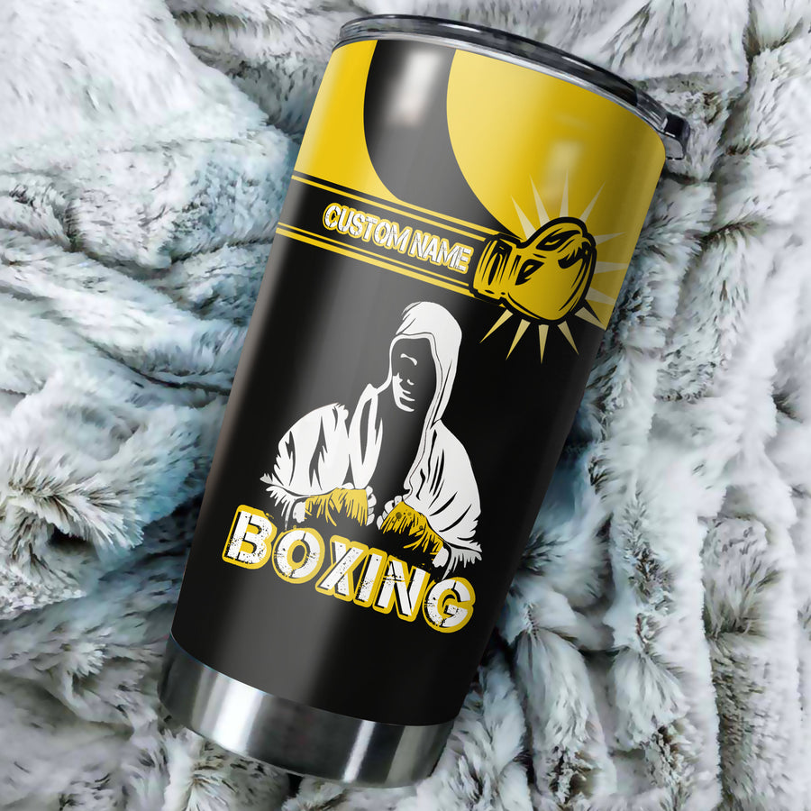 Custom Name Boxing Tumbler