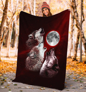 Wolf Soft and Warm Blanket