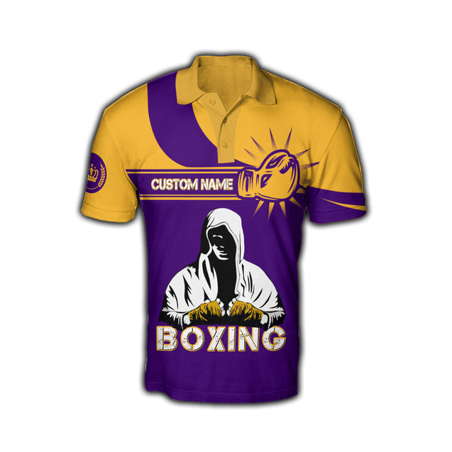 Custom Name Boxing 3D All Over Printed Unisex Shirts