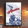 American Poster Vertical 3D Printed