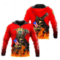 Puerto Rico Cool Skulls Shirt TQH20061807-Apparel-TQH-Zipped Hoodie-S-Vibe Cosy™