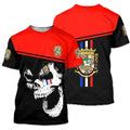 Puerto Rico Fabulous Skulls Shirt TQH20061803-Apparel-TQH-T-Shirts-S-Vibe Cosy™