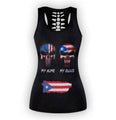 Puerto Rico And America Lover 3D All Over Print Combo Outfit TH20061602-Apparel-TQH-No Legging-S-Vibe Cosy™