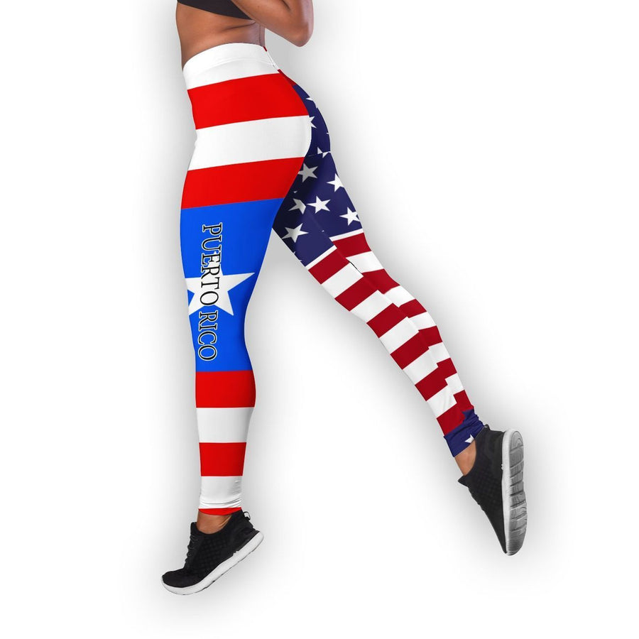 Puerto Rico And America Lover 3D All Over Print Combo Outfit TH20061602-Apparel-TQH-S-S-Vibe Cosy™