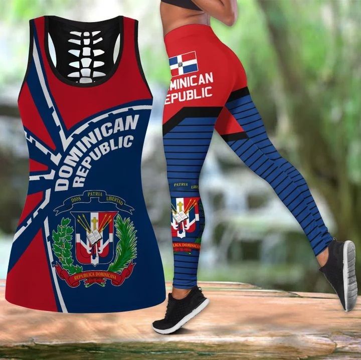 Dominican Lover With Coat Of Arms Combo Outfit TQH20062301-Apparel-TQH-S-S-Vibe Cosy™