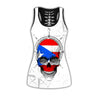 Puerto Rico Flag Skull Combo Outfit TH20061706-Apparel-TQH-No Legging-S-Vibe Cosy™