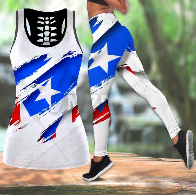 Puerto Rico Flag Lover Combo Outfit TH20061705-Apparel-TQH-S-S-Vibe Cosy™