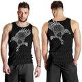 Vikings - The Raven of Odin Tattoo version 2.0-Apparel-HP Arts-Tank Top-S-Vibe Cosy™