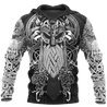 Vikings - Odin Tatoo Style - Amaze Style™-ALL OVER PRINT HOODIES
