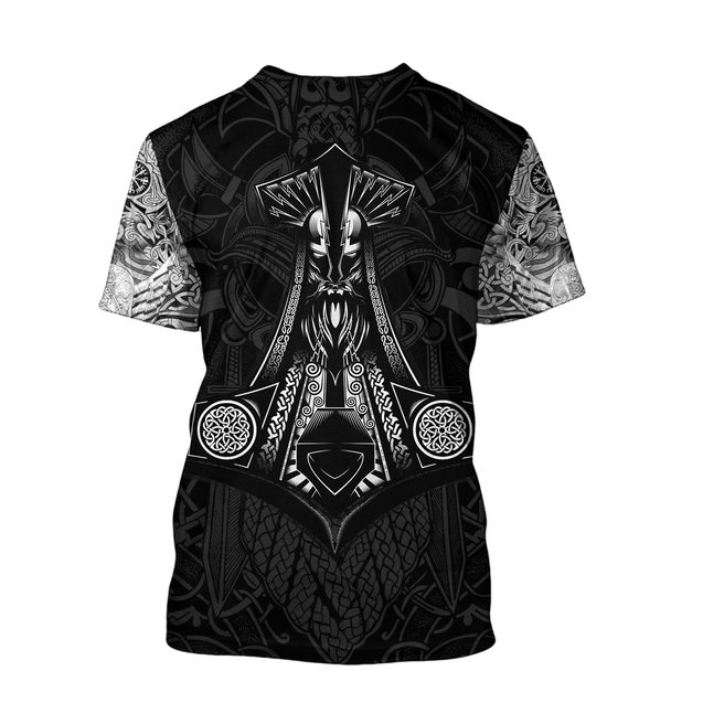 Vikings - Odin Tatoo Style - Amaze Style™-ALL OVER PRINT HOODIES