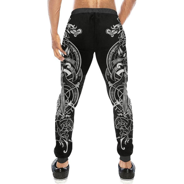 Vikings - Odin Tatoo Style - Amaze Style™-ALL OVER PRINT HOODIES