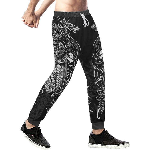 Vikings - Odin Tatoo Style - Amaze Style™-ALL OVER PRINT HOODIES
