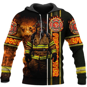 Fire Fight 3D All Over Printed Shirts-Apparel-HP Arts-Hoodie-S-Vibe Cosy™