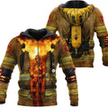 Fire Fight 3D All Over Printed Shirts for Men and Women-Apparel-HP Arts-ZIPPED HOODIE-S-Vibe Cosy™