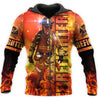 Brave Firefighter 3D All Over Printed Shirts-Apparel-HP Arts-ZIPPED HOODIE-S-Vibe Cosy™