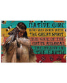 Native American 3D All Over Printed Canvas Poster