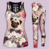 Pug Dog Combo Tank top + Legging Outfit for women PL280313-Apparel-PL8386-S-S-Vibe Cosy™