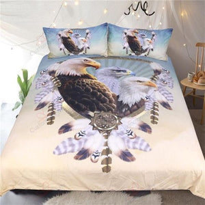 Bald Eagle Bedding Set-ML-ML-US Twin-Vibe Cosy™