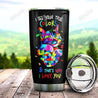 Autism Awareness Stainless Steel Tumbler Custom Name XT 06032104.CXT