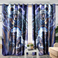 Native American Family Bear 3D All Over Printed Window Curtain Home Decor