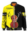 Contrebasse yellow music 3d hoodie shirt for men and women HG HAC20123-Apparel-HG-Bomber-S-Vibe Cosy™